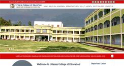 Desktop Screenshot of educationunderuce-wb.org